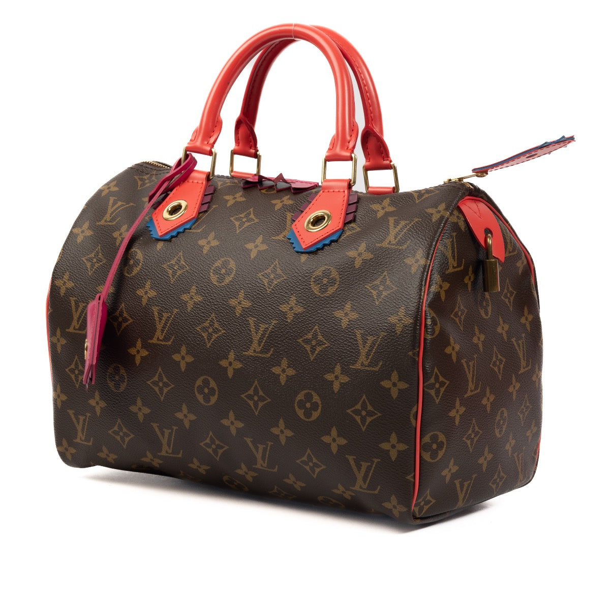 Shop safe online at Labellov in Antwerp, Brussels and Knokke this 100% authentic second hand Louis Vuitton Monogram Limited Edition Totem Speedy 30