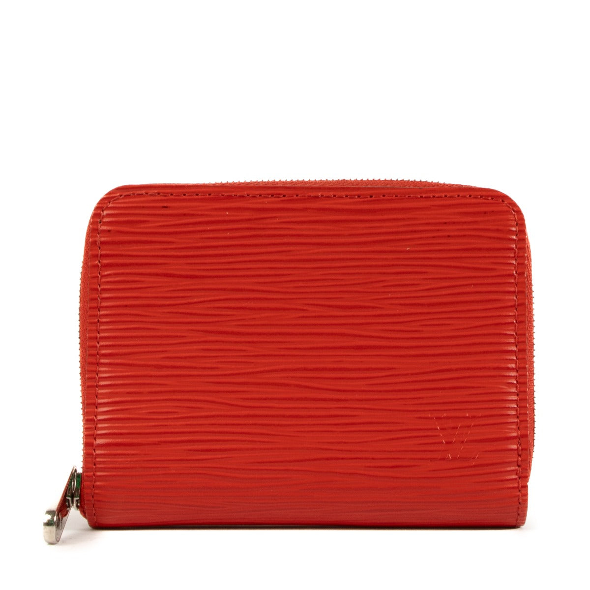 Louis Vuitton Coquelicot Epi Leather Zippy Wallet