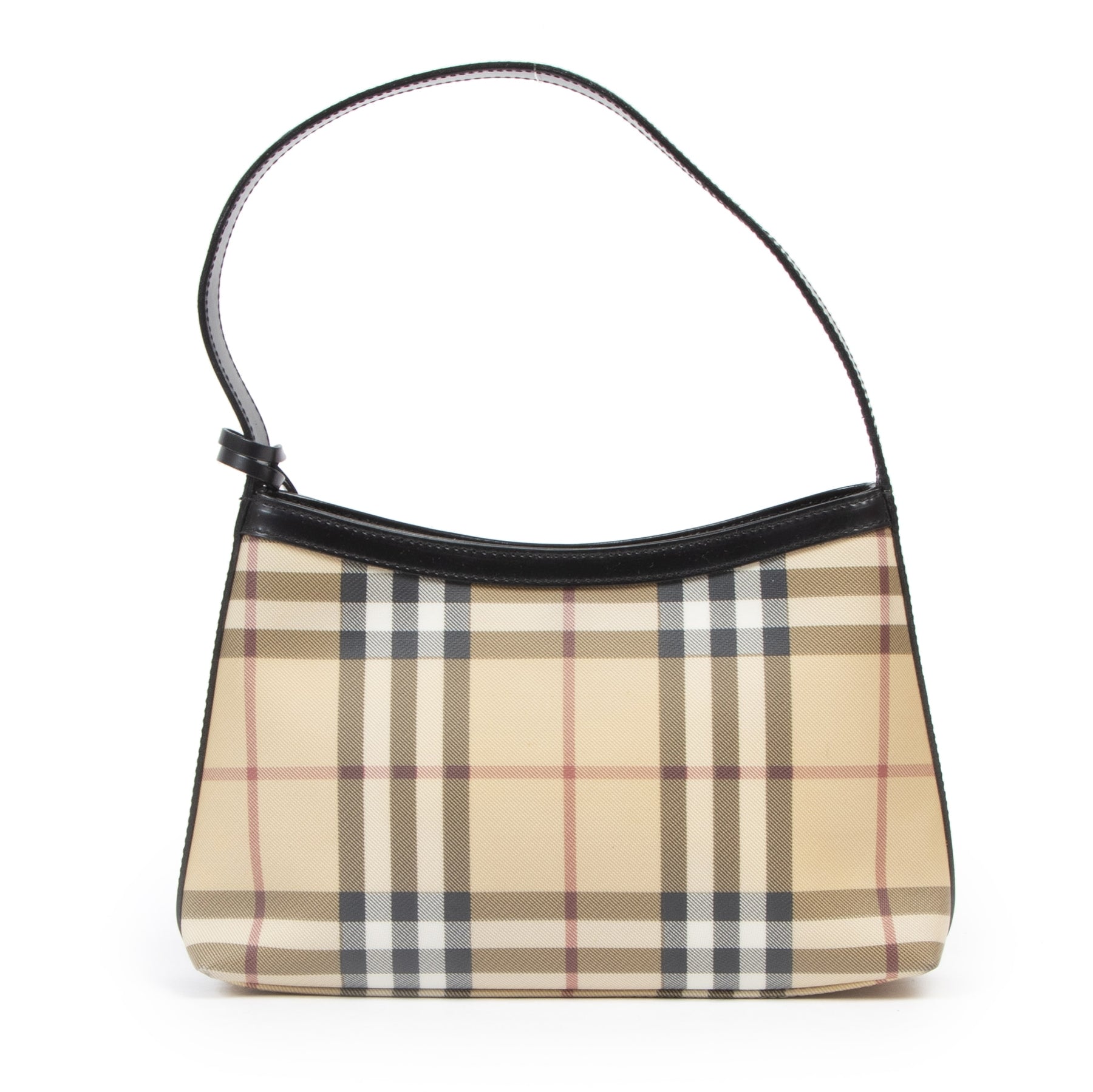 Authentic second-hand vintage Burberry Nova Check Small Shoulder Bag buy online webshop LabelLOV