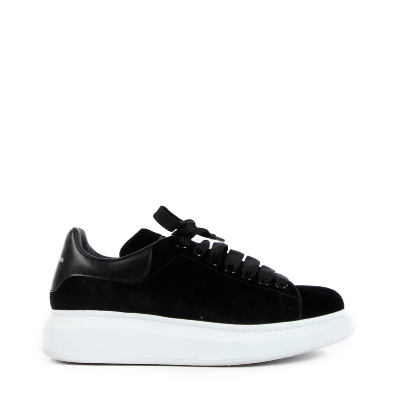 Alexander McQueen Black Velvet Sneakers