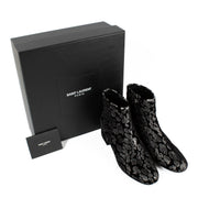 Shop 100% authentic secondhand Saint Laurent Black Glitter Boots - Size 39 on Labellov.com