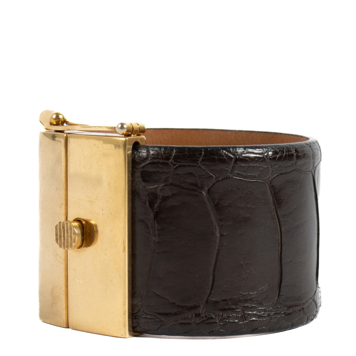 Shop 100% authentic second hand Celine Black Python Embossed Bracelet on Labellov.com