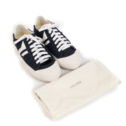 Shop safe online at Labellov in Antwerp, Brussels and Knokke these 100% authentic second hand Celine Navy Blue Canvas Plimsole Sneakers - size 39