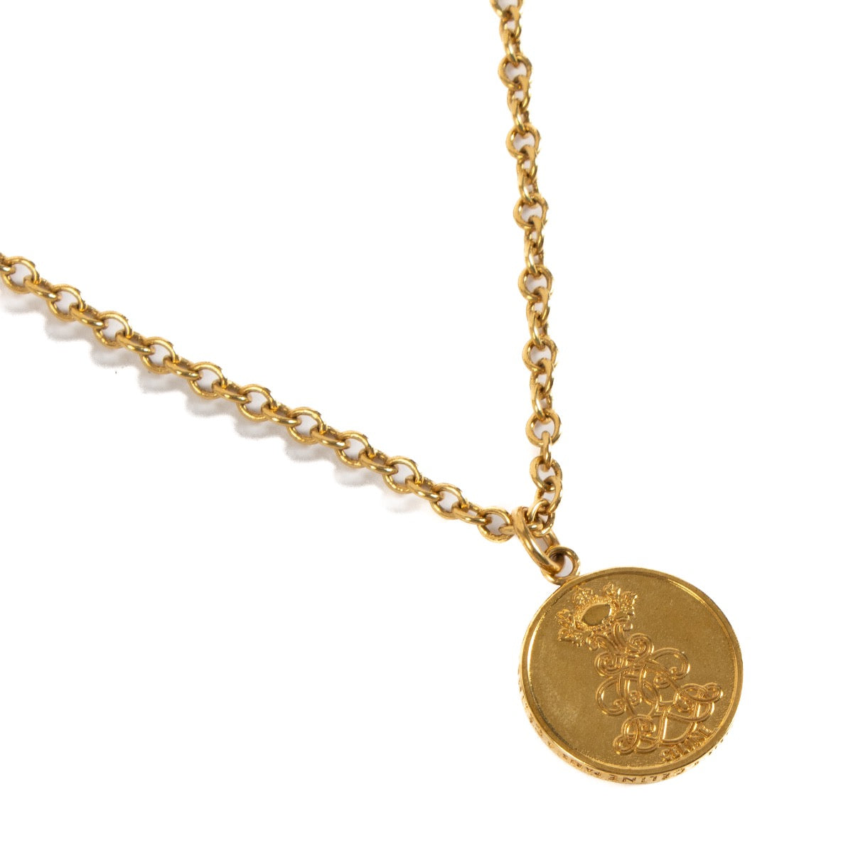 Shop 100% authentic second hand Celine Gold Coin Necklace on Labellov.com