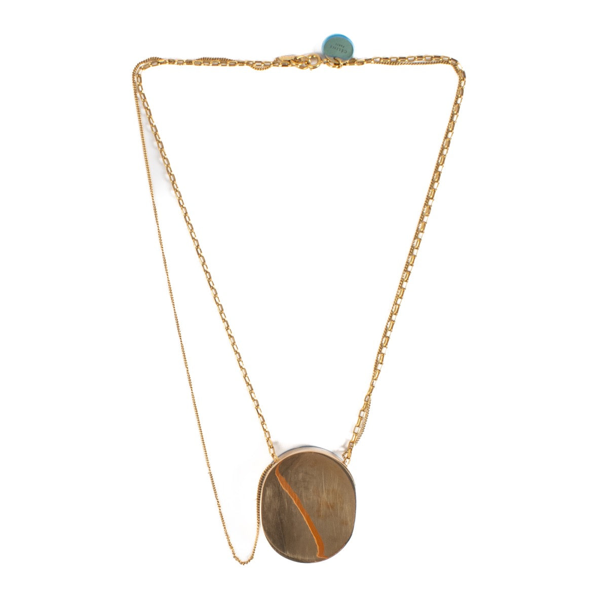 Shop 100% authentic second hand Celine Gold Disc Necklace on Labellov.com