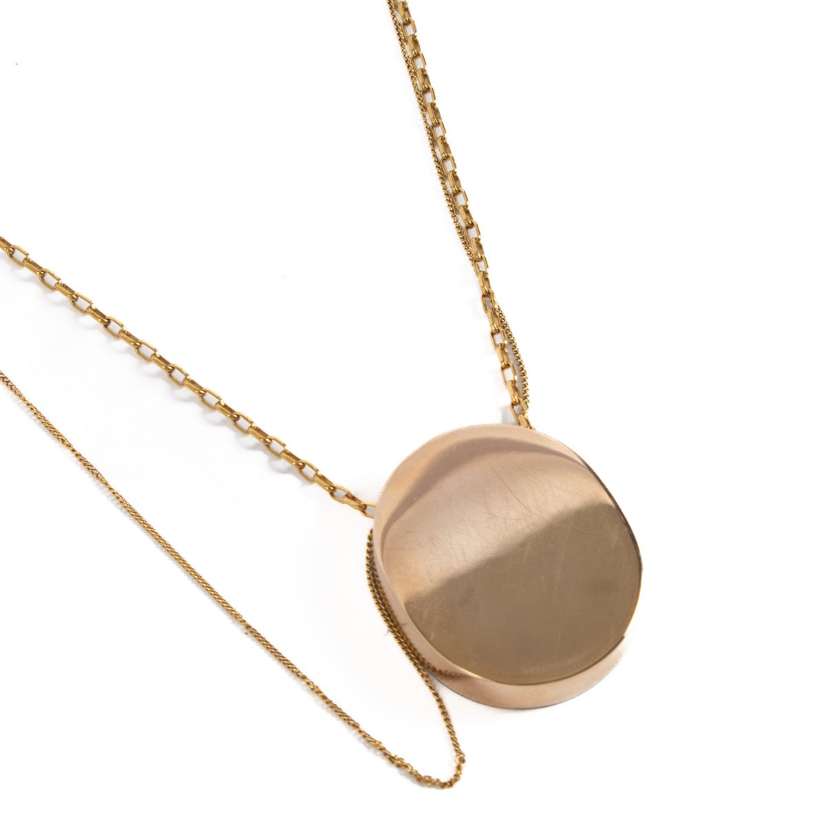 Shop 100% authentic second hand Celine Gold Disc Necklace on Labellov.com