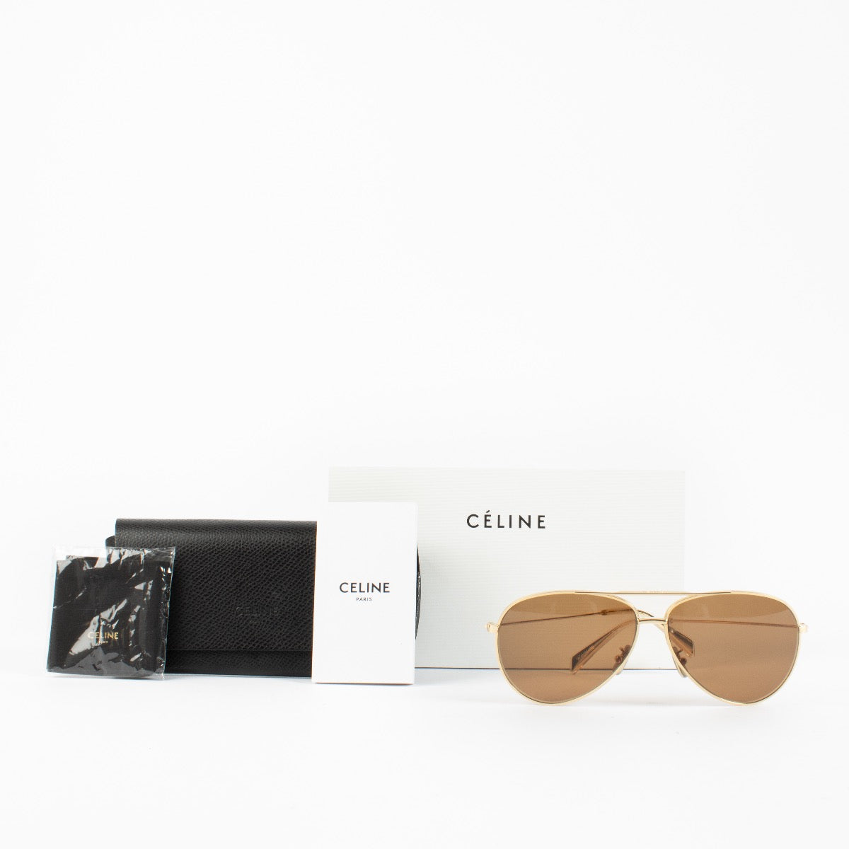 shop 100% authentic second hand Celine Gold Aviator Sunglasses on Labellov.com