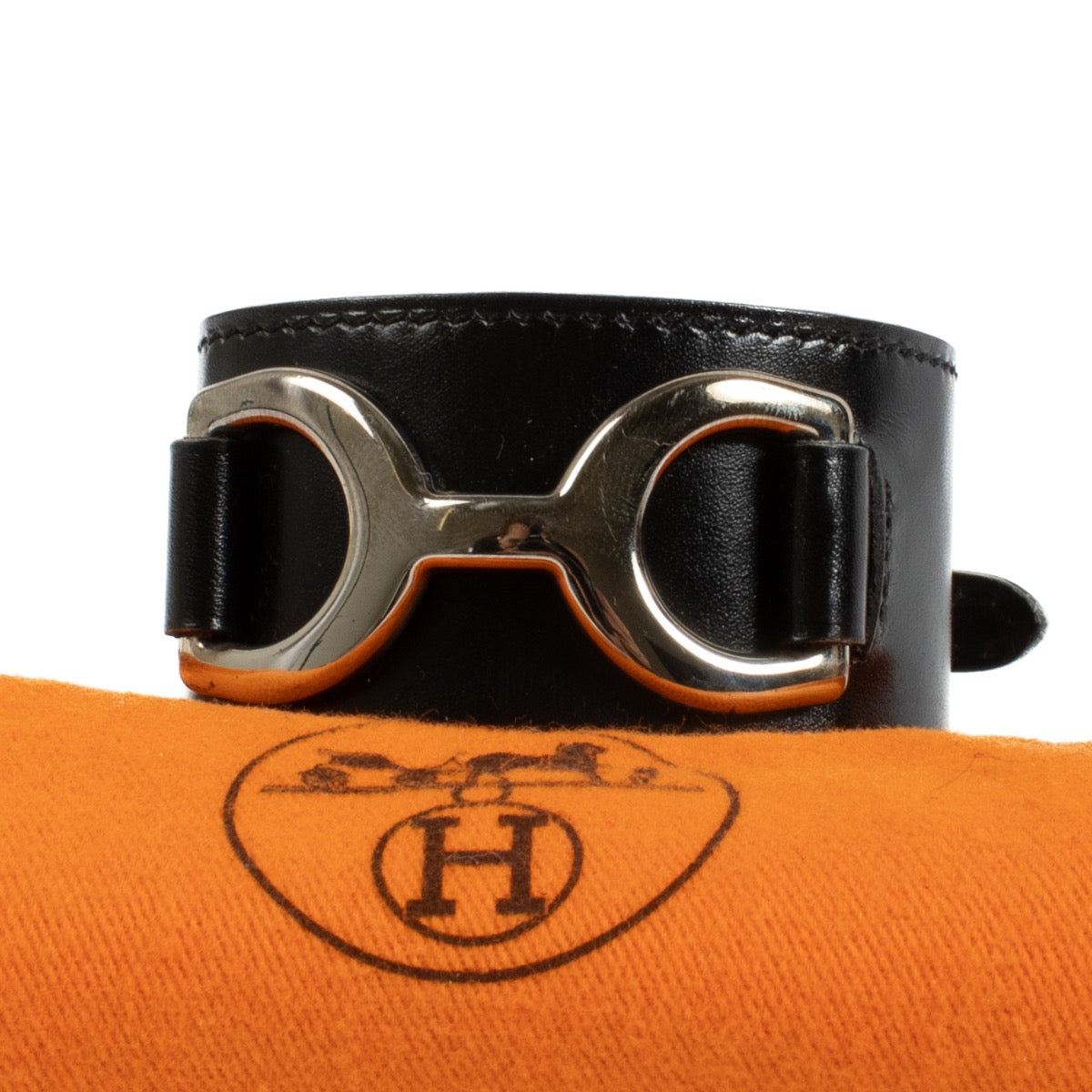 Shop 100% authentic second hand Hermès Black Box Bracelet on Labellov.com