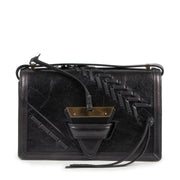 Authentieke Tweedehands Loewe Black Barcelona Shoulder Bag juiste prijs veilig online shoppen luxe merken webshop winkelen Antwerpen België mode fashion