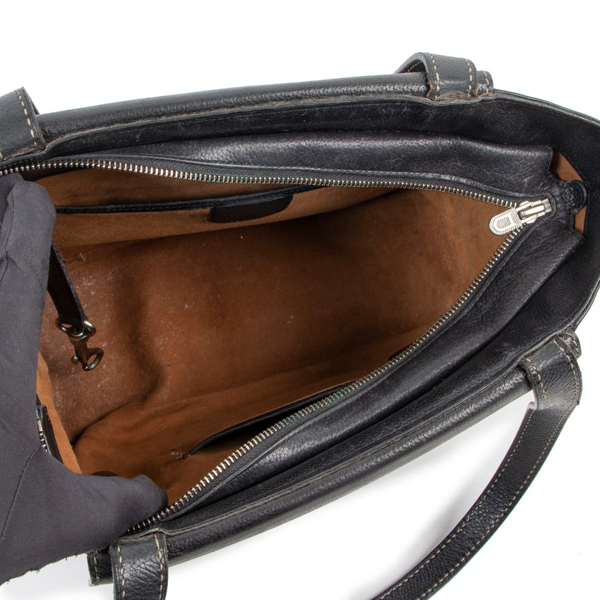 Sac à bandoulière Delvaux Mirage noir