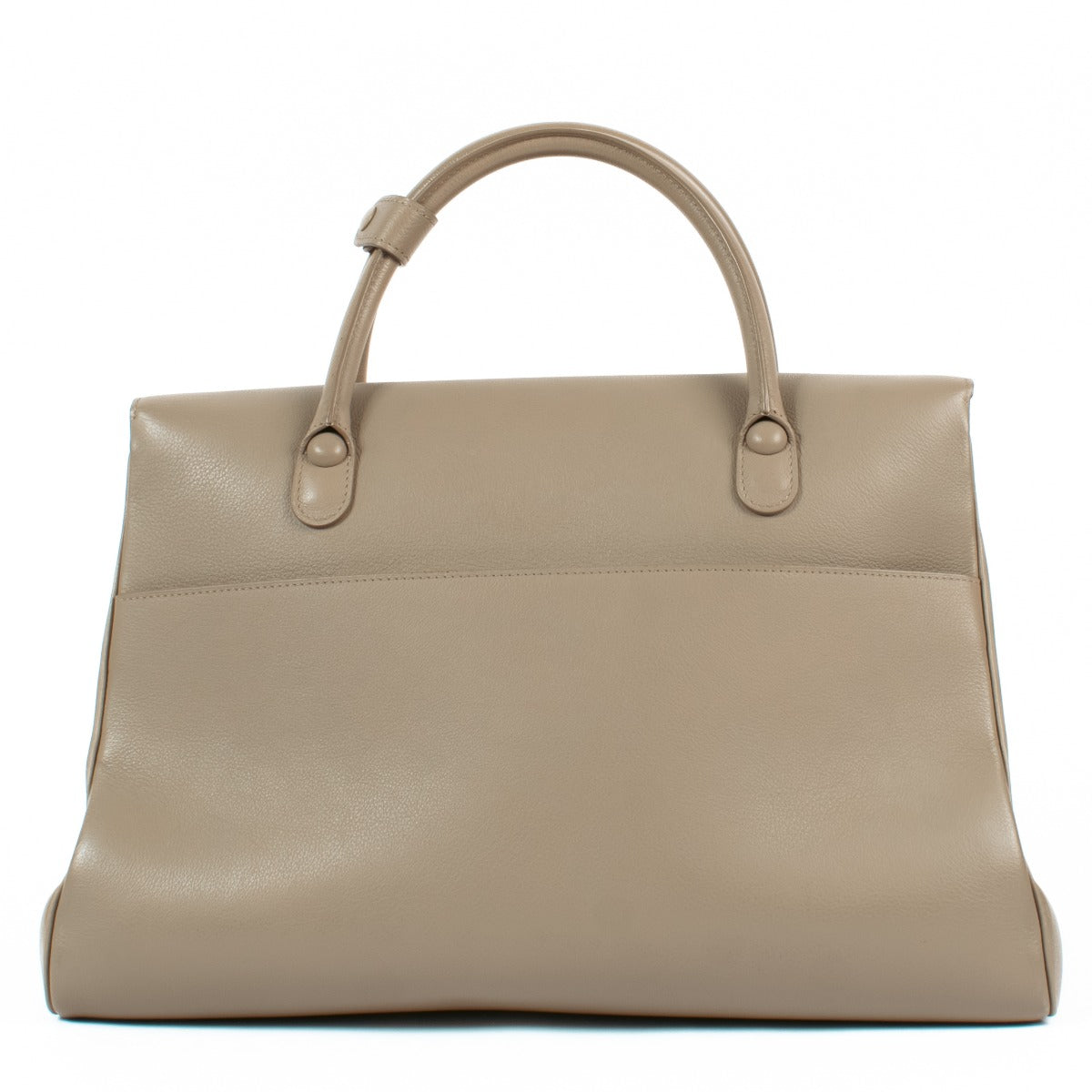 Sac à main Delvaux Tourterelle Sellier Brillant double poignée