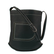 Delvaux Black Taurillon Soft Pin Surpiqué