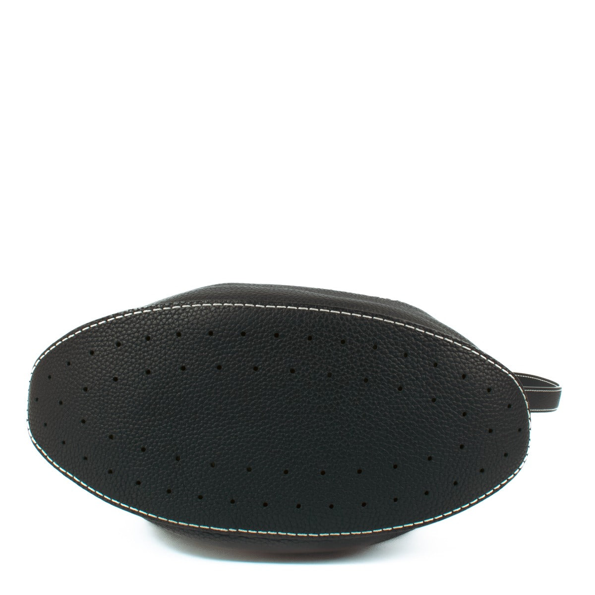 Delvaux Black Taurillon Soft Pin Surpiqué