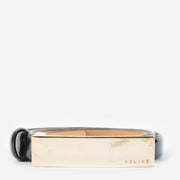 Shop the 100% authentic Celine Black Patent Leather Slim Belt second hand on Labellov.com!
