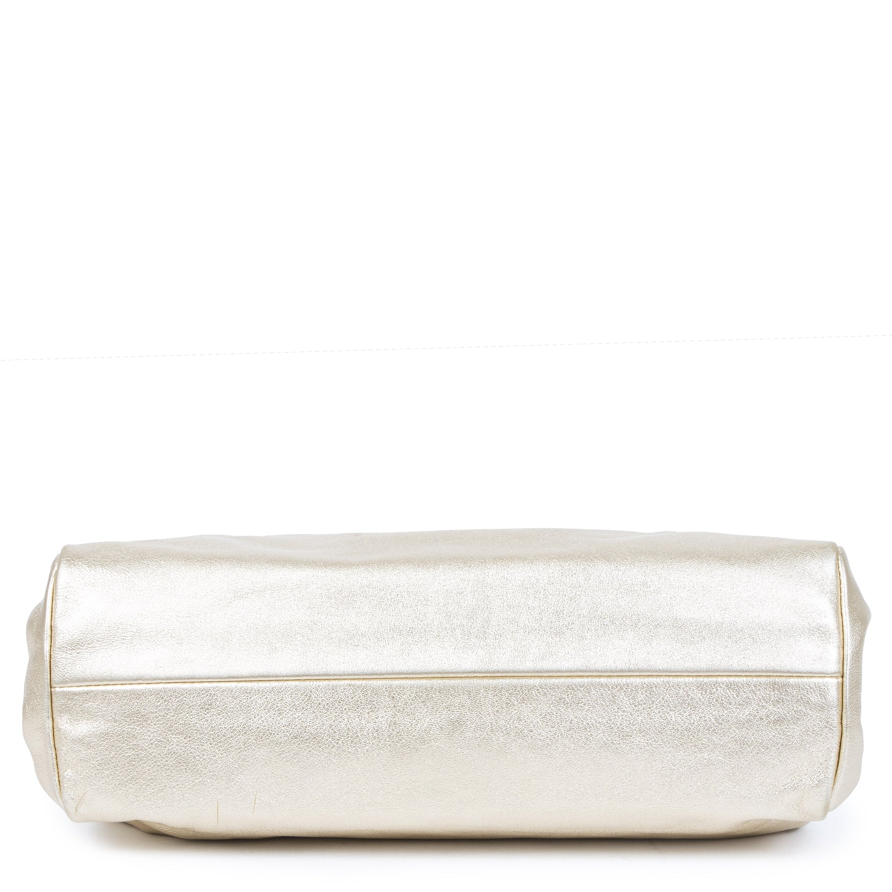 Authentic second-hand vintage Miu Miu Gold Evening Bag buy online webshop LabelLOV