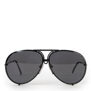 Porsche Black Aviator Sunglasses