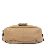 Authentic secondhand Valentino Camel V shoulder bag at the right price safe and secure LabelLOV Luxury brand Antwerp