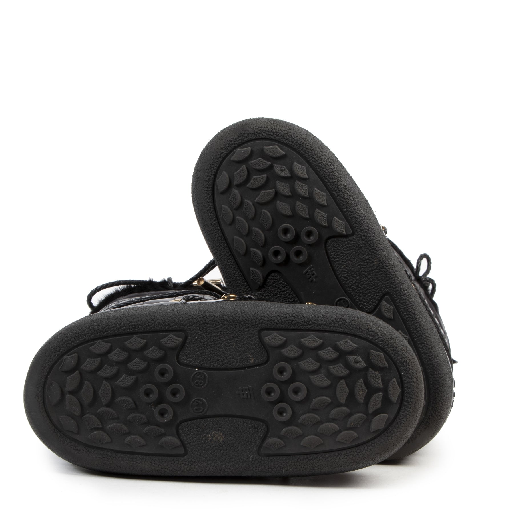 Jimmy Choo Black Patent Moon Boot - Size 38-40