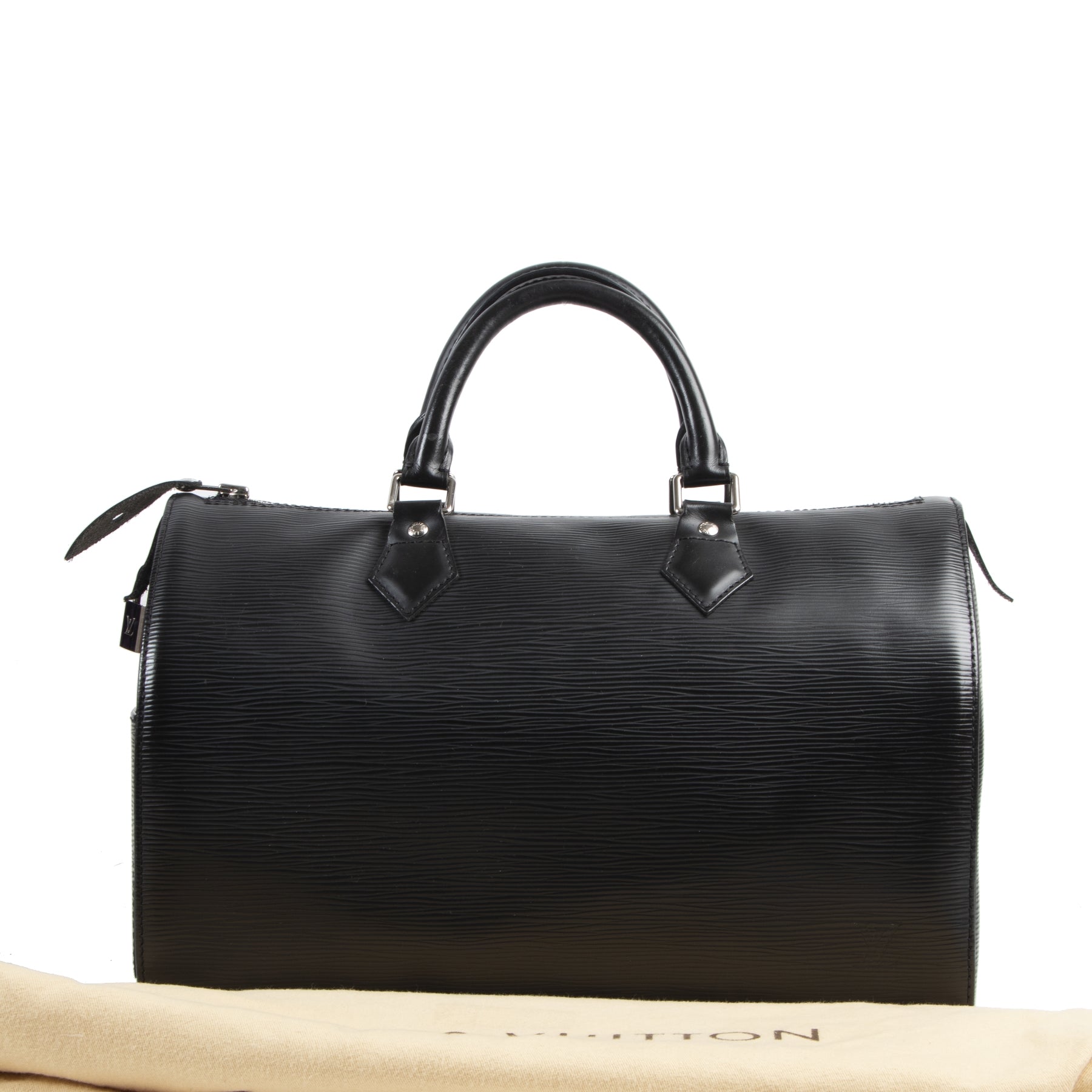 Louis Vuitton Black Epi Speedy 35 Bag – Labellov