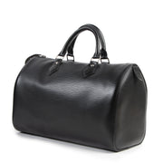 acheter en ligne seconde main Louis Vuitton Black Epi Speedy 35 Bag