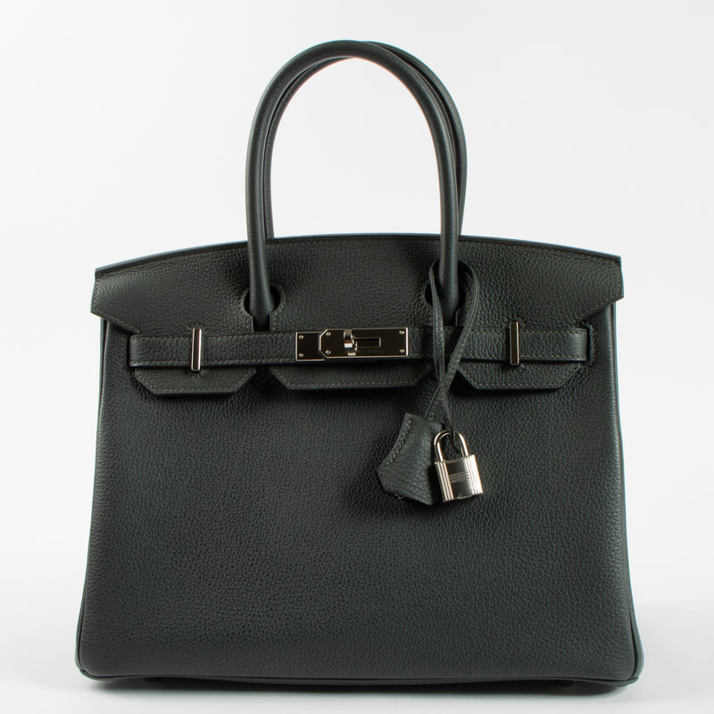 Hermès Birkin 30 New Vert Fonce Togo PHW