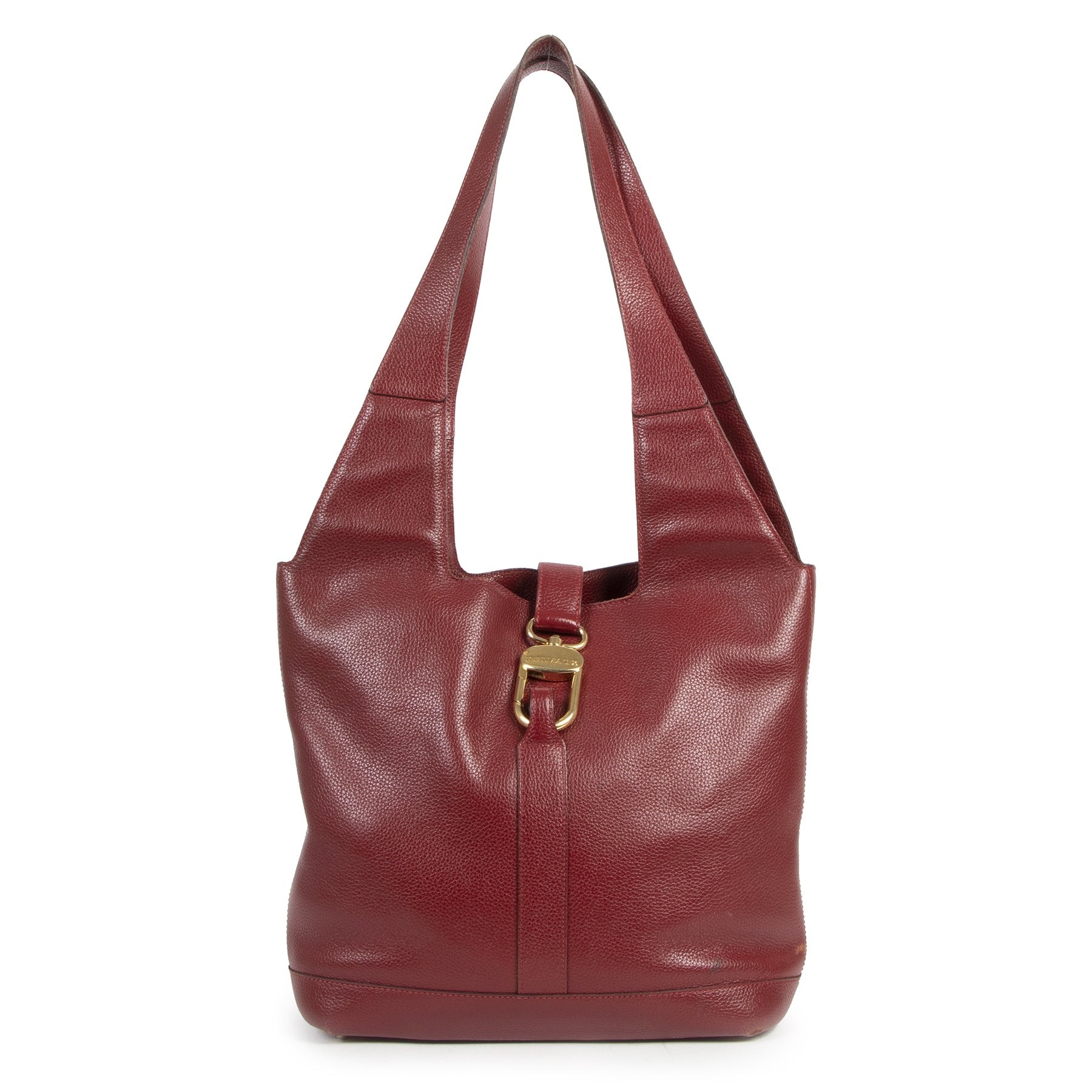 Delvaux Red Tote Shoulder Bag tweedehands aan de juiste prijs in alle veiligheid online bij LabelLOV Antwerpen België