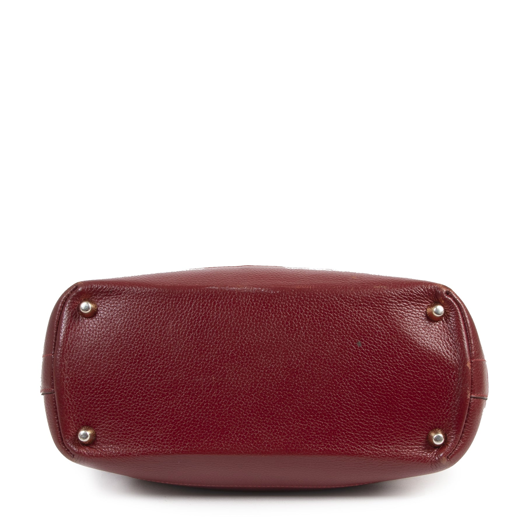 Delvaux Red Tote Shoulder Bag secondhand at the right price safe and secure online at LabelLOV Antwerp Belgium