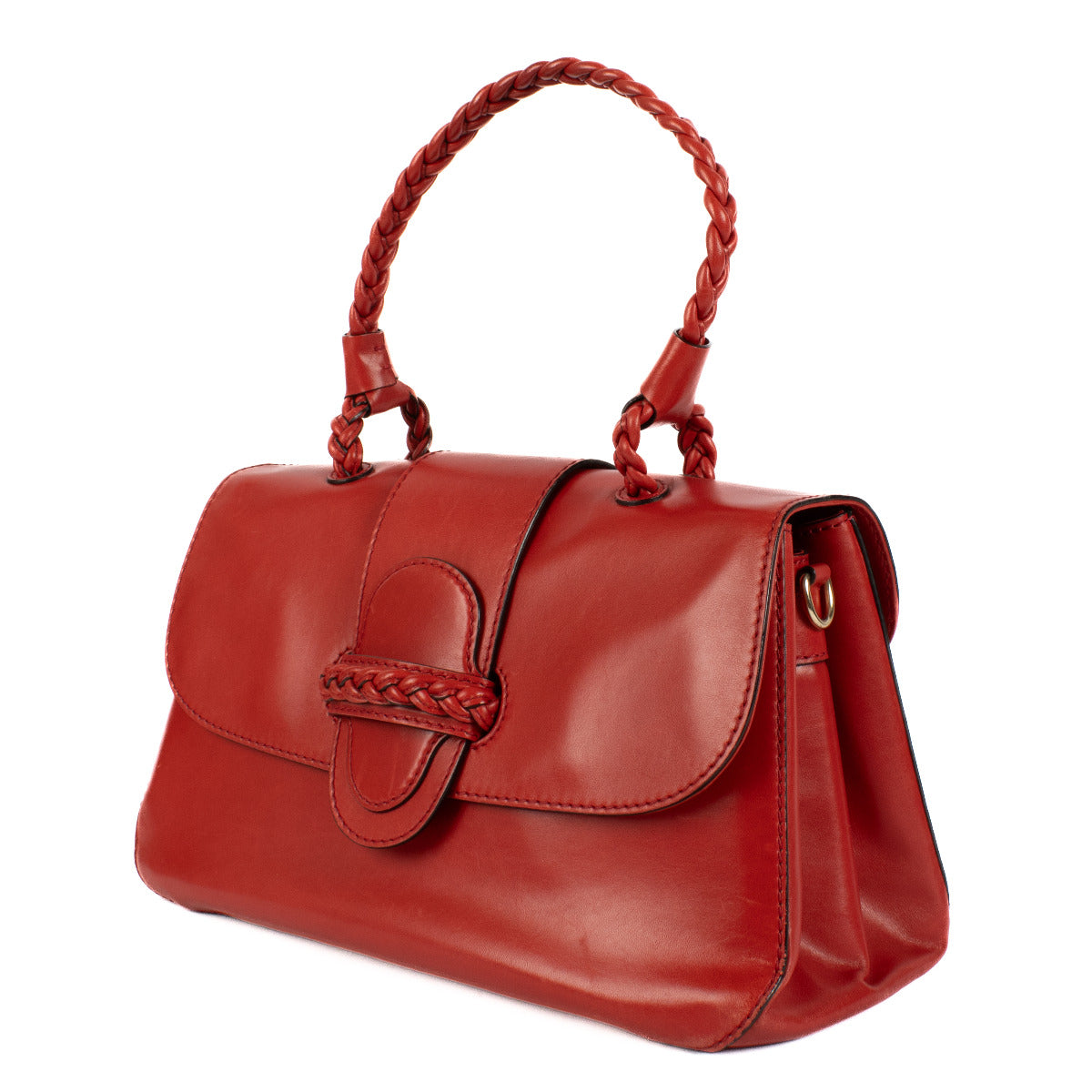Sac Histoire Valentino Garavani en cuir rouge