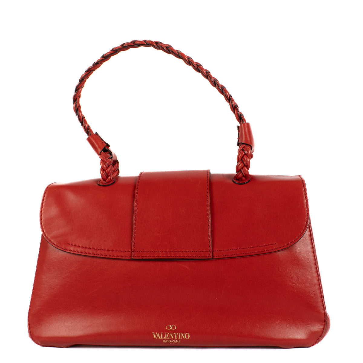 Sac Histoire Valentino Garavani en cuir rouge