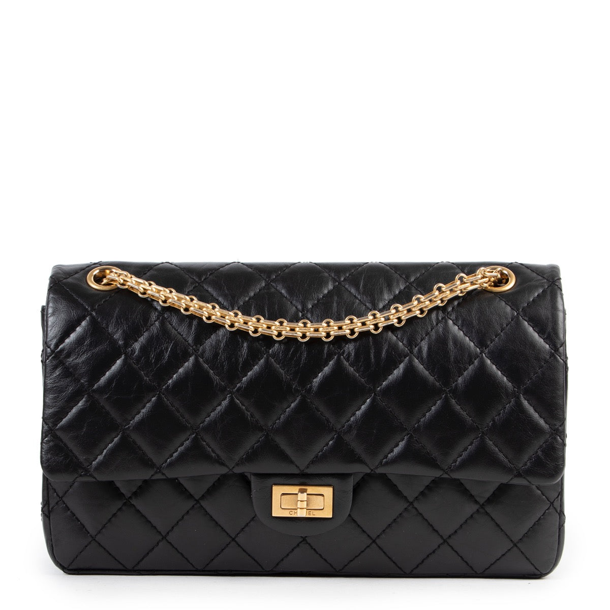 Chanel Black Quilted Calfskin Reissue 226 Shoulder Bag