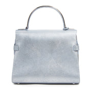 Delvaux Blue Silver Calf Leather Tempête MM