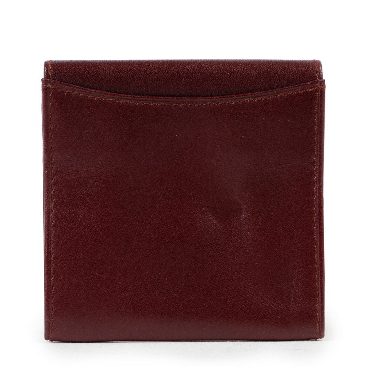 Shop safe online authentic Cartier Burgundy Coin Wallet at the right price.