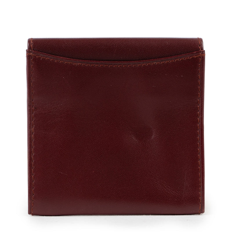 Shop safe online authentic Cartier Burgundy Coin Wallet at the right price.