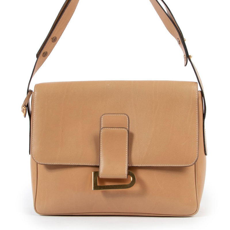 Delvaux poirier Sand Beige Crossbody Bag for the best price at Labellov secondhand luxury