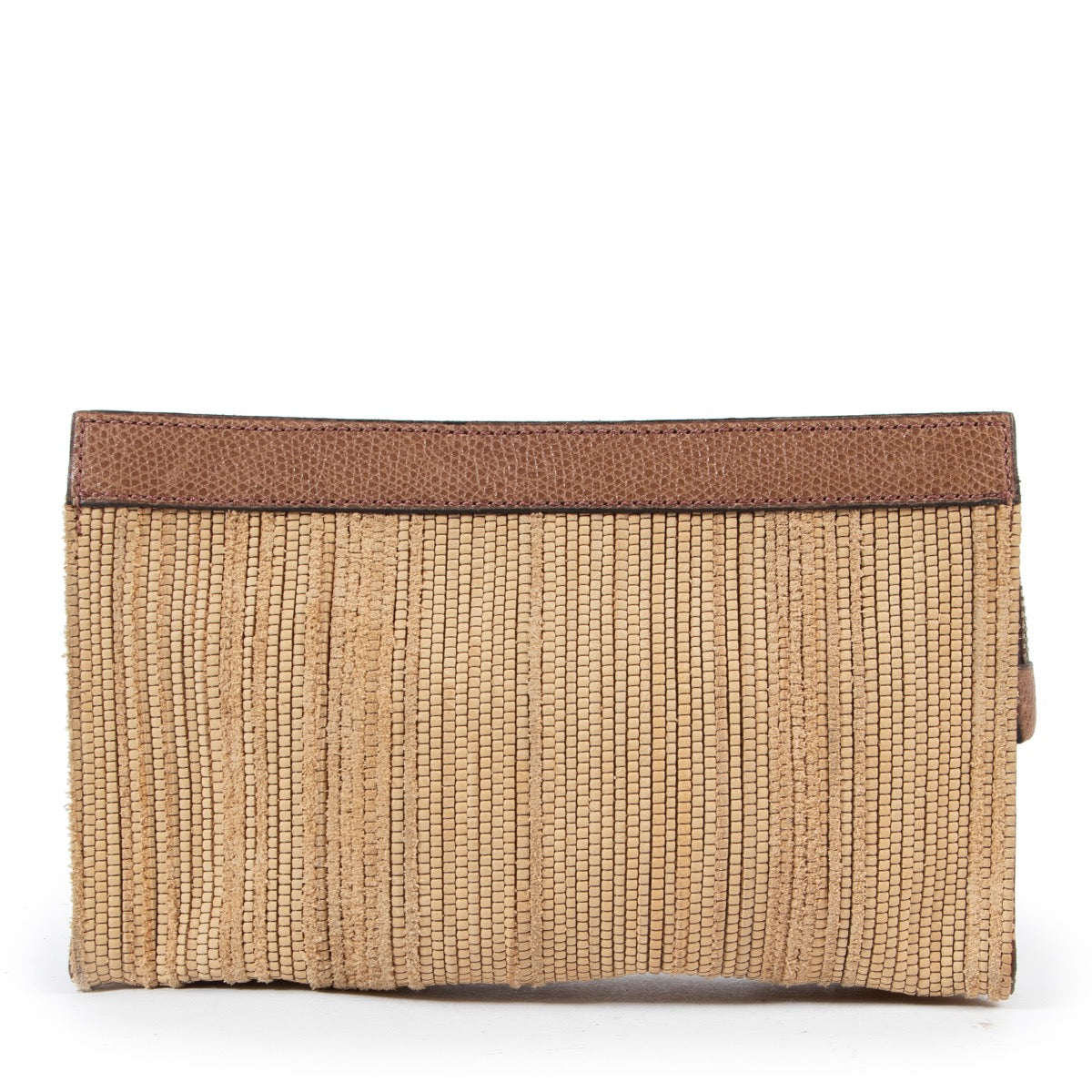 Veilig online kopen van authentieke Delvaux Beige Toille De Cuir pochette aan de juiste prijs.
