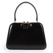 Shop safe online at Labellov in Antwerp this 100% authentic second hand Delvaux Black Top Handle Bag
