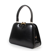 Shop safe online at Labellov in Antwerp this 100% authentic second hand Delvaux Black Top Handle Bag