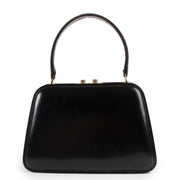 Shop safe online at Labellov in Antwerp this 100% authentic second hand Delvaux Black Top Handle Bag