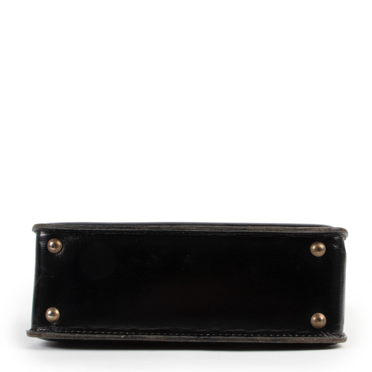 Shop safe online at Labellov in Antwerp this 100% authentic second hand Delvaux Black Top Handle Bag