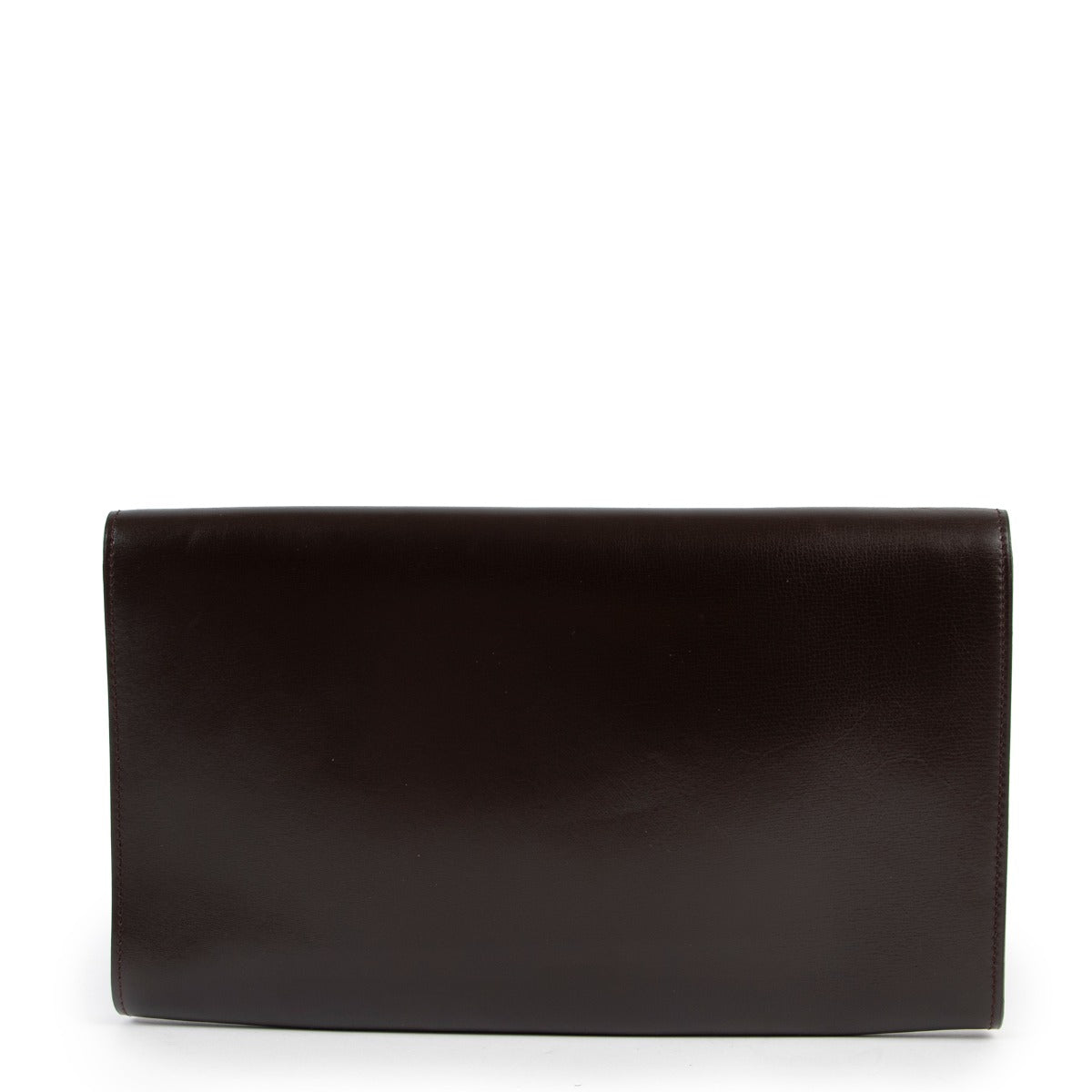buy authentic Delvaux Chocolate Brown Clutch by labellov for the best price