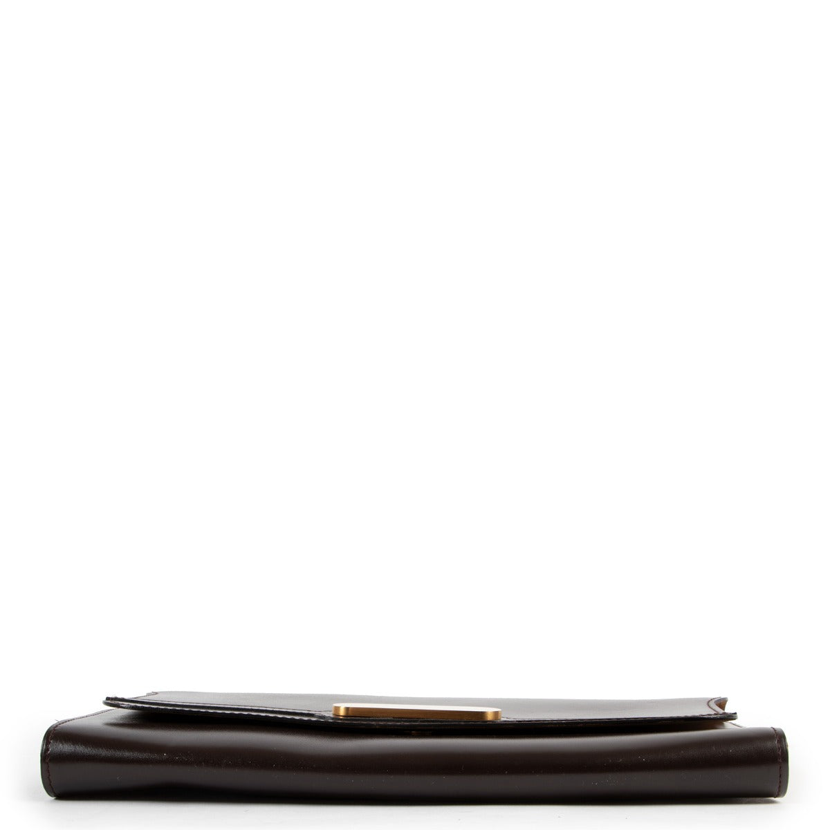 buy authentic Delvaux Chocolate Brown Clutch by labellov for the best price