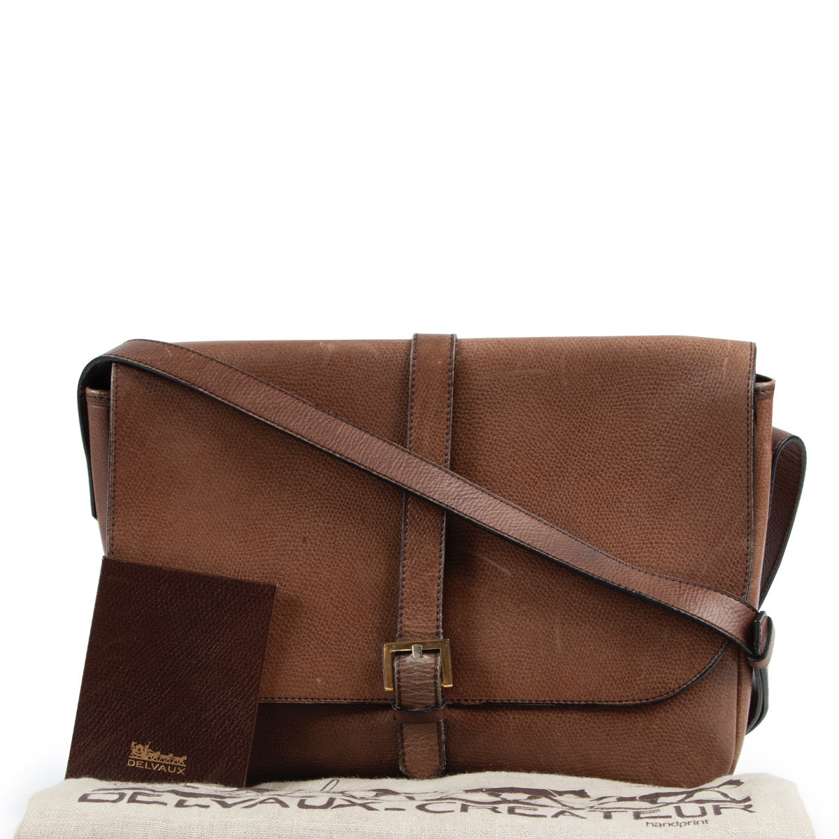 Delvaux Brown Shoulder Bag Buy this 100% authentic item here safely