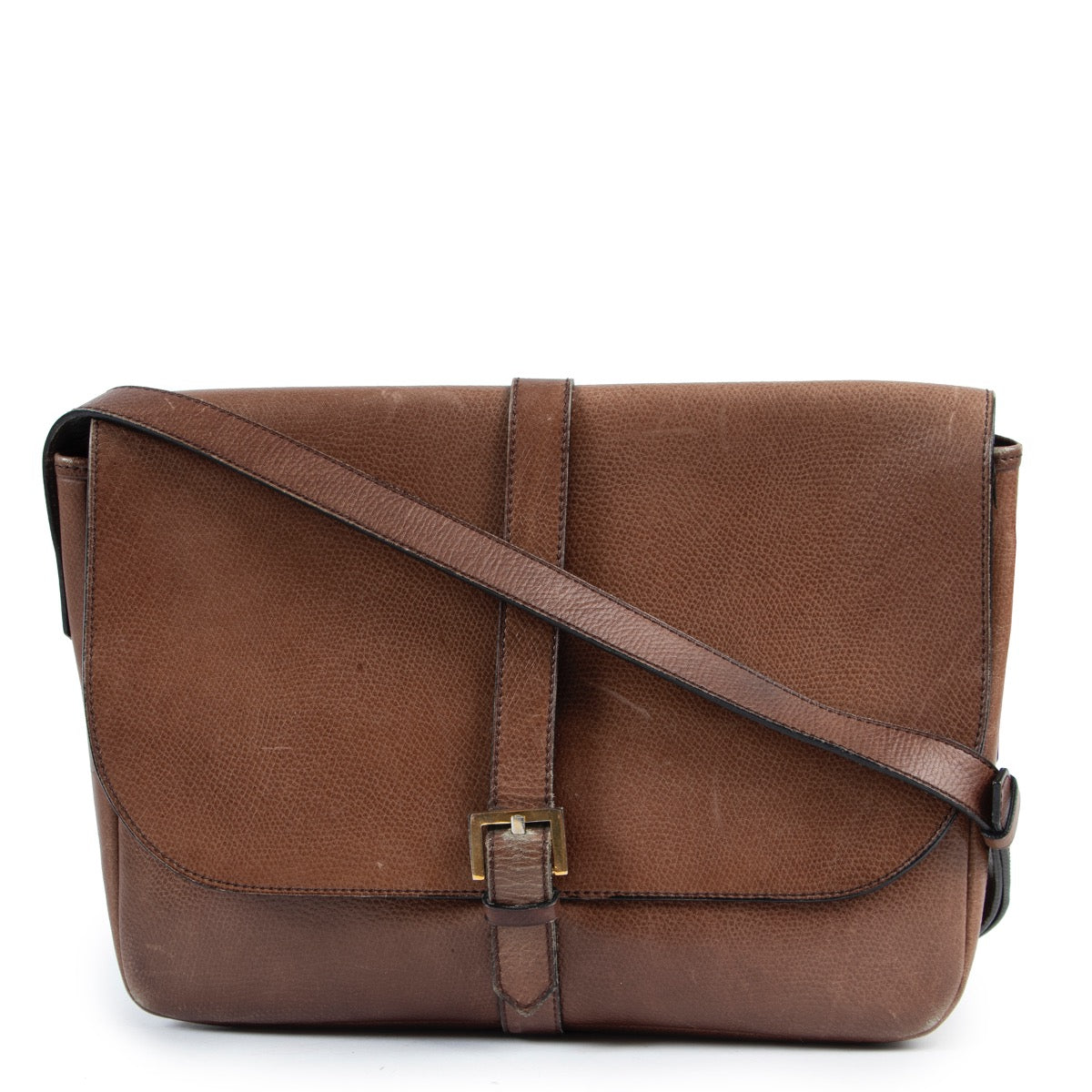 Delvaux Brown Shoulder Bag Buy this 100% authentic item here safely