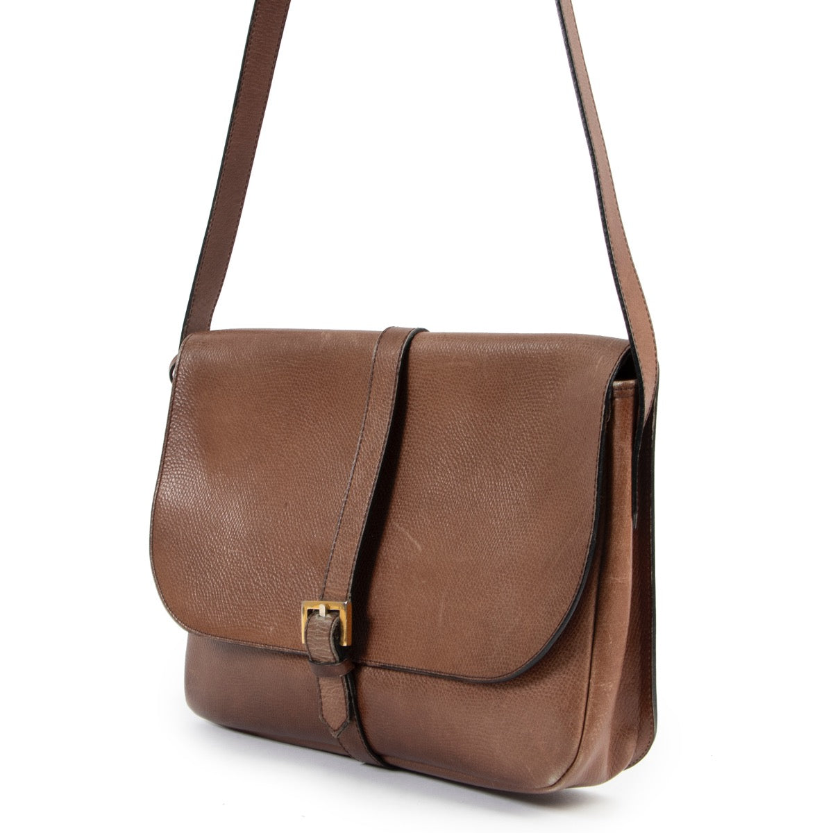 Delvaux Brown Shoulder Bag Buy this 100% authentic item here safely