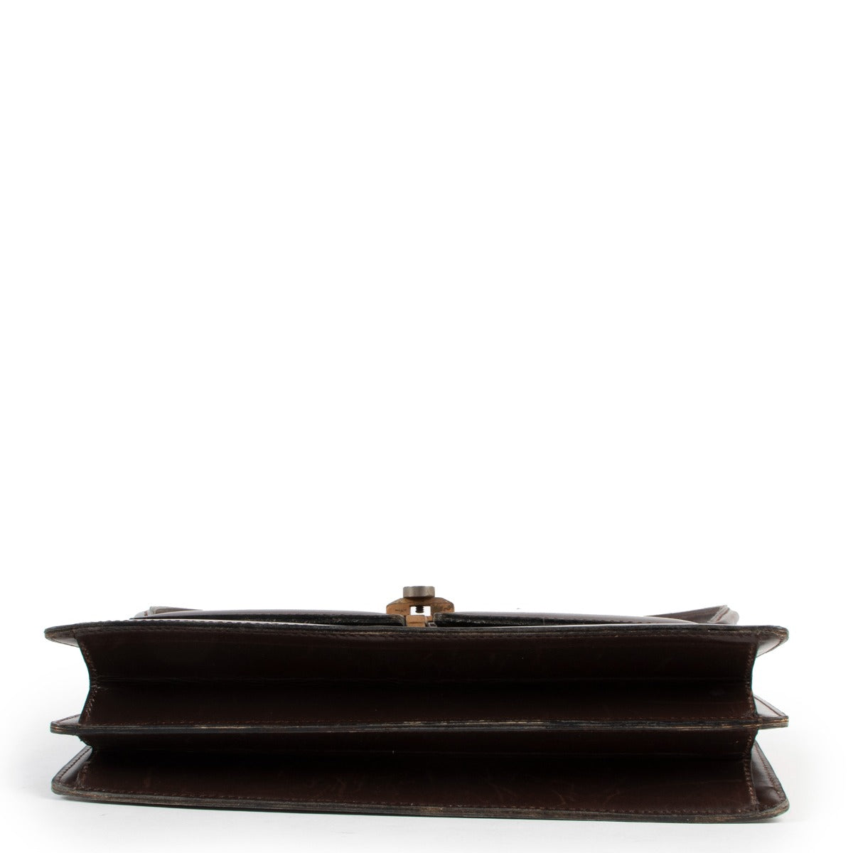 Delvaux Brown Top Handle Bag Buy this 100% authentic Delvaux bag safely here.