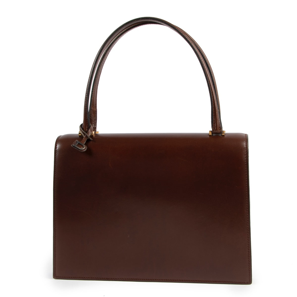 Delvaux Brown Top Handle Bag Buy this piece online safely. 100% authentic