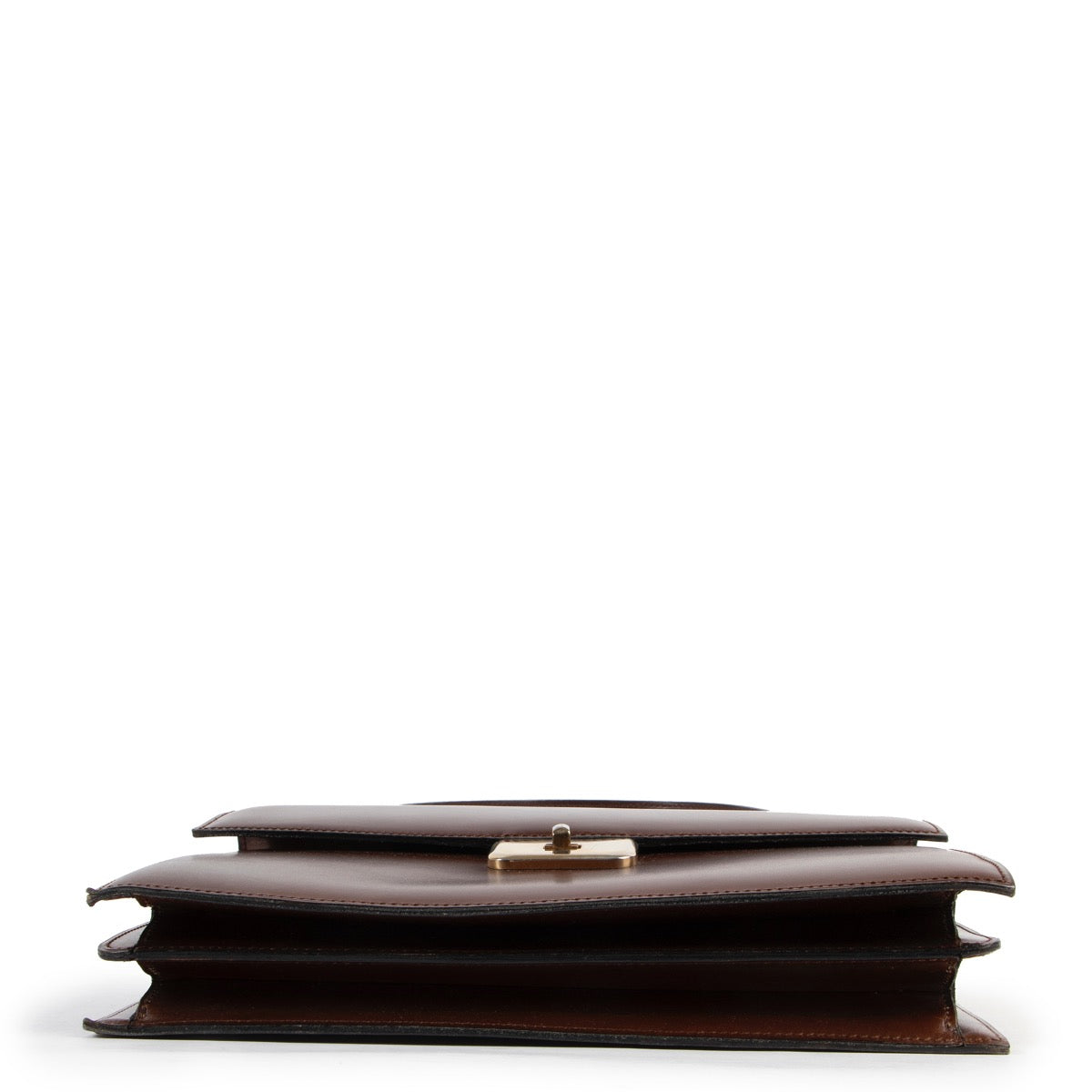 Delvaux Brown Top Handle Bag Buy this piece online safely. 100% authentic