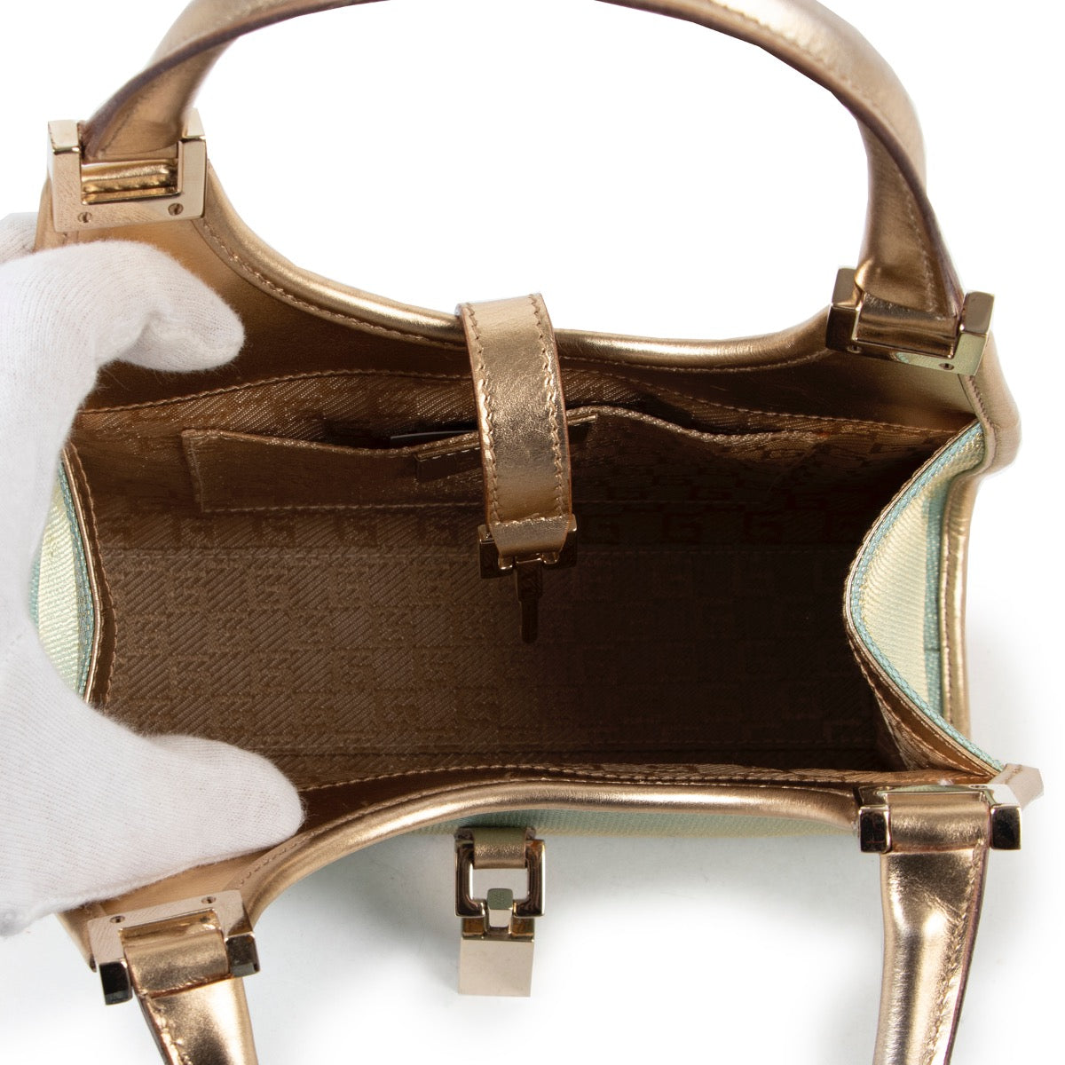 acheter en ligne seconde main Gucci Vintage Jackie Top Handle Bag