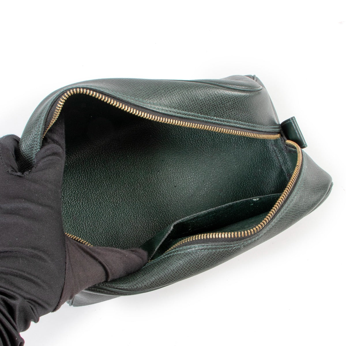 shop safe authentic and affordable Louis Vuitton Green Trousse Toilette PM Pouch at Labellov