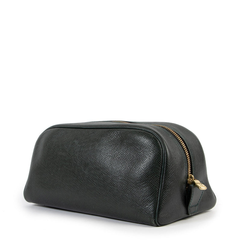 shop safe authentic and affordable Louis Vuitton Green Trousse Toilette PM Pouch at Labellov